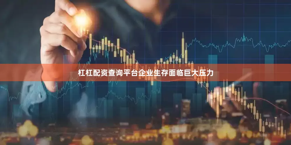 杠杠配资查询平台企业生存面临巨大压力