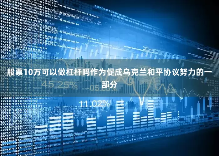 股票10万可以做杠杆吗作为促成乌克兰和平协议努力的一部分